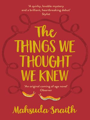 cover image of The Things We Thought We Knew